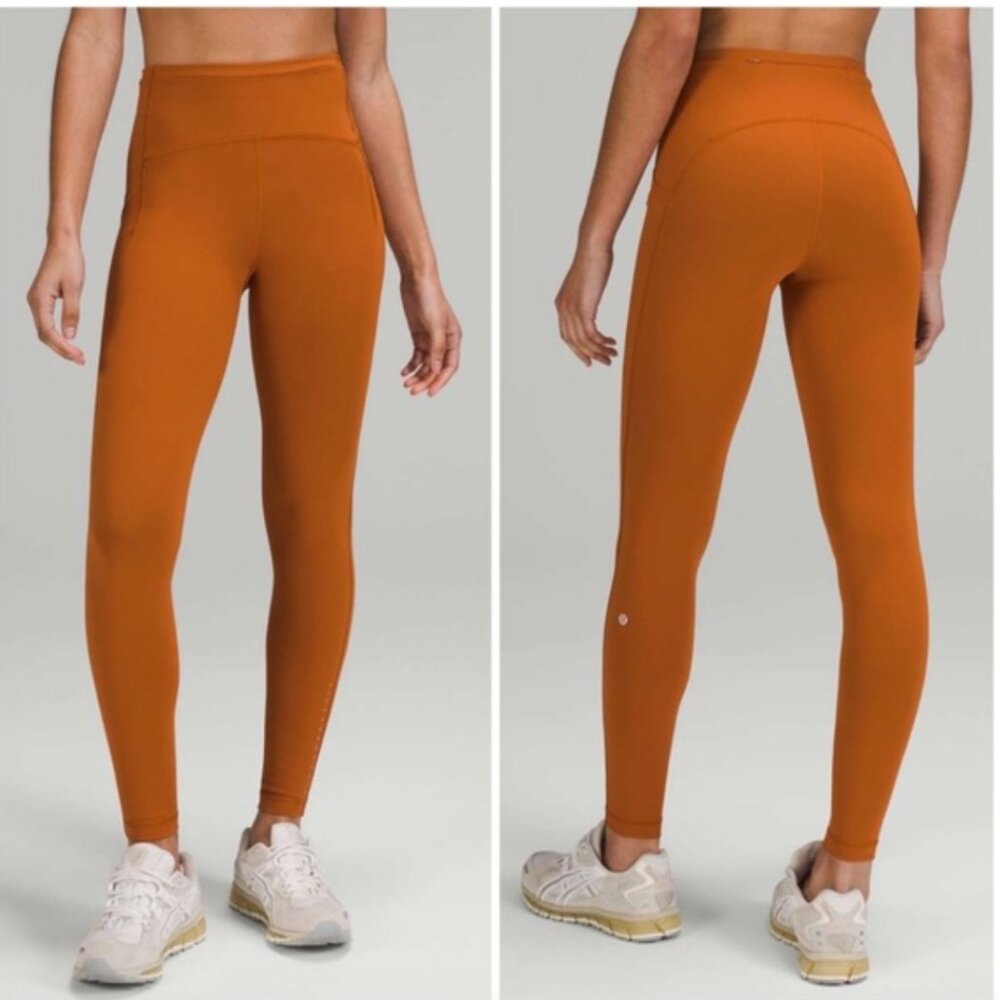 Lululemon Like New Swift Speed High-Rise Tight 28" Butternut Brown - Size 18